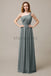 A-line One Shoulder Pleats Bridesmaid Dresses