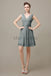 V-neck Sleeveless Chiffon Bridesmaid Dresses