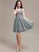 V-Neck Short A-Line Bridesmaid Dresses