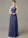 One Shoulder Pleats Chiffon Bridesmaid Dresses