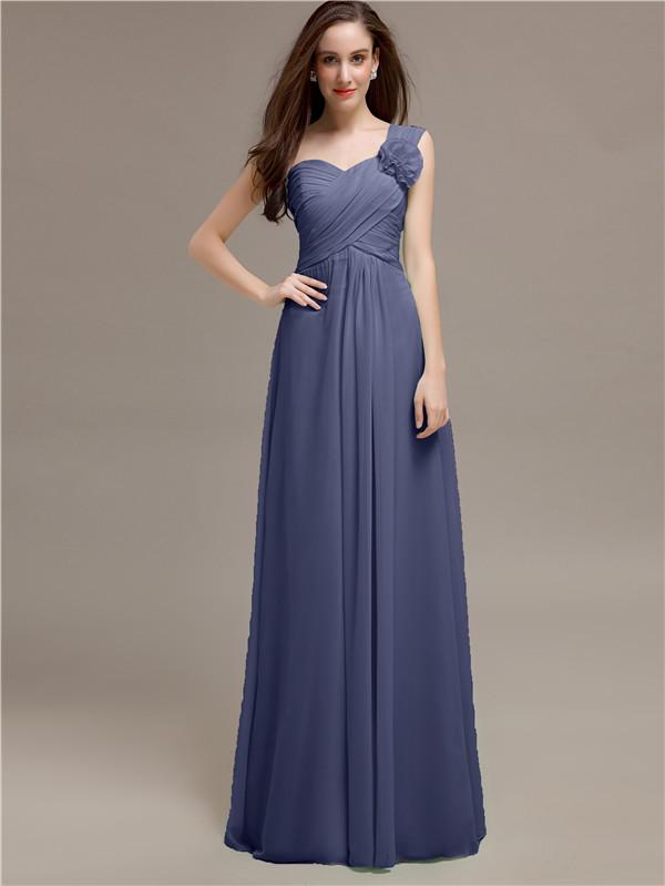 Sweetheart Flower Appliques A-line Bridesmaid Dresses