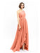 One-shoulder High-low Chiffon Bridesmaid Dresses