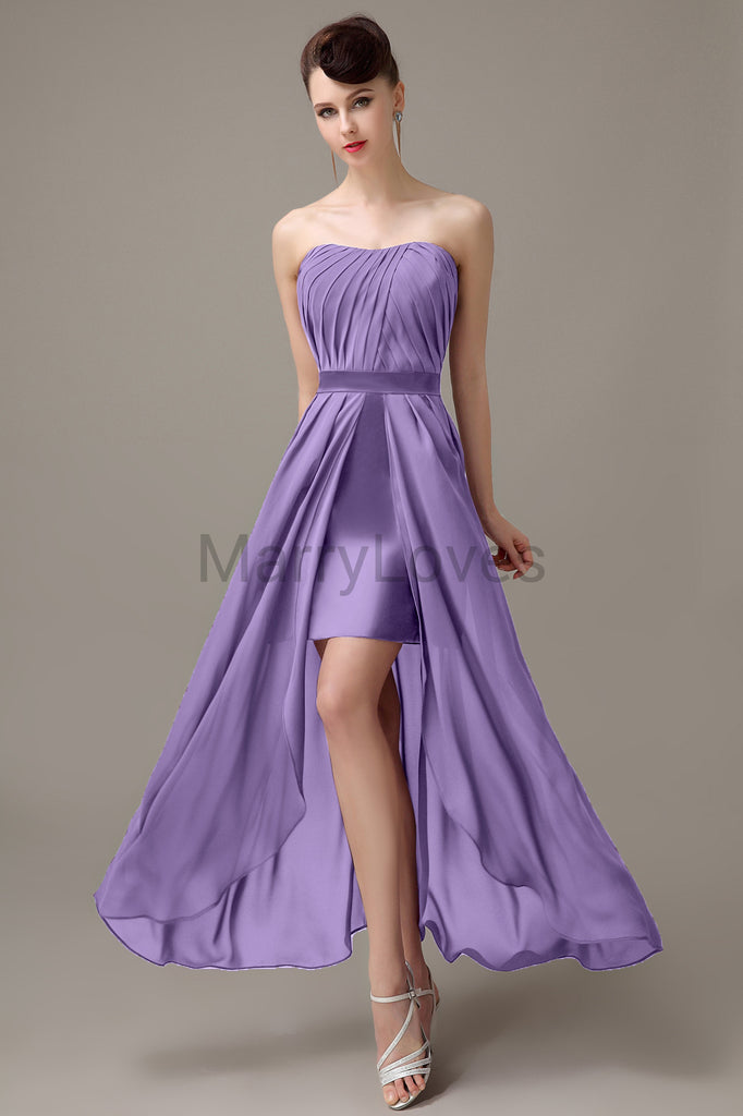Sweetheart Chiffon Floor Length Bridesmaid Dresses
