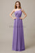 A-line One Shoulder Pleats Bridesmaid Dresses