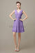 V-neck Sleeveless Chiffon Bridesmaid Dresses