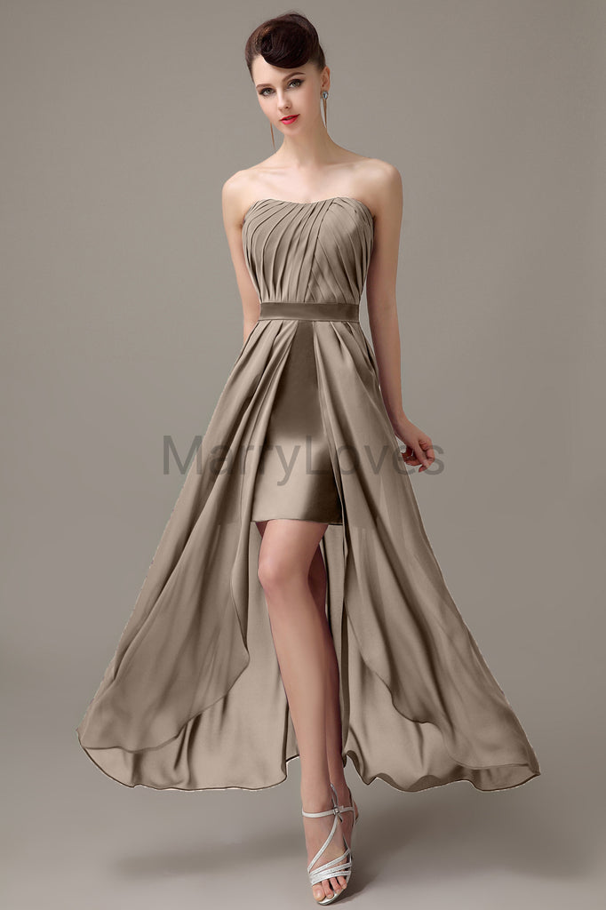 Sweetheart Chiffon Floor Length Bridesmaid Dresses