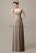 V-Neck Straps Pleats Bridesmaid Dresses