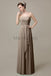 Strapless Pleats Chiffon Bridesmaid Dresses