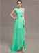 One Shoulder Flowers Bridesmaid Dresses