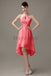 Halter High-Low Chiffon Bridesmaid Dresses