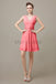 V-neck Sleeveless Chiffon Bridesmaid Dresses