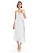 Spaghetti Straps V-neck Split Bridesmaid Dresses