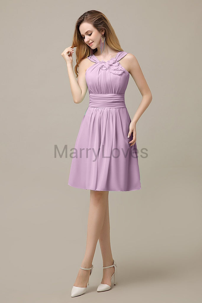 Charming With Appliques Chiffon Bridesmaid Dresses