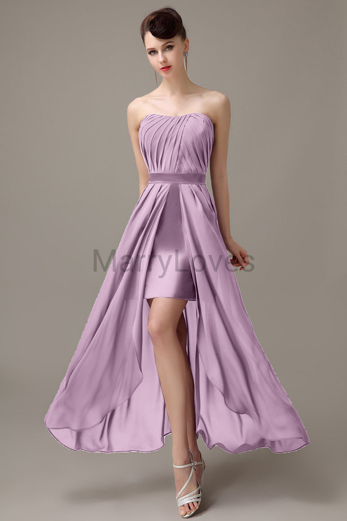 Sweetheart Chiffon Floor Length Bridesmaid Dresses