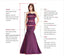 Black Straps Side Slit Long Evening Prom Dresses, Mermaid Custom Prom Dress, MR9225