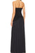Sexy Strapless Black Long Evening Prom Dresses, MR0237