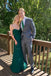 Simple Spaghetti Straps Green Long Evening Prom Dresses, Mermaid Custom Prom Dress, MR0253