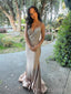 Formal Spaghetti Straps Sparkly Mermaid Long Evening Prom Dresses, MR0303