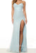 Sweetheart Mermaid Side Slit Long Evening Prom Dresses,Strapless Prom Dress, MR0304