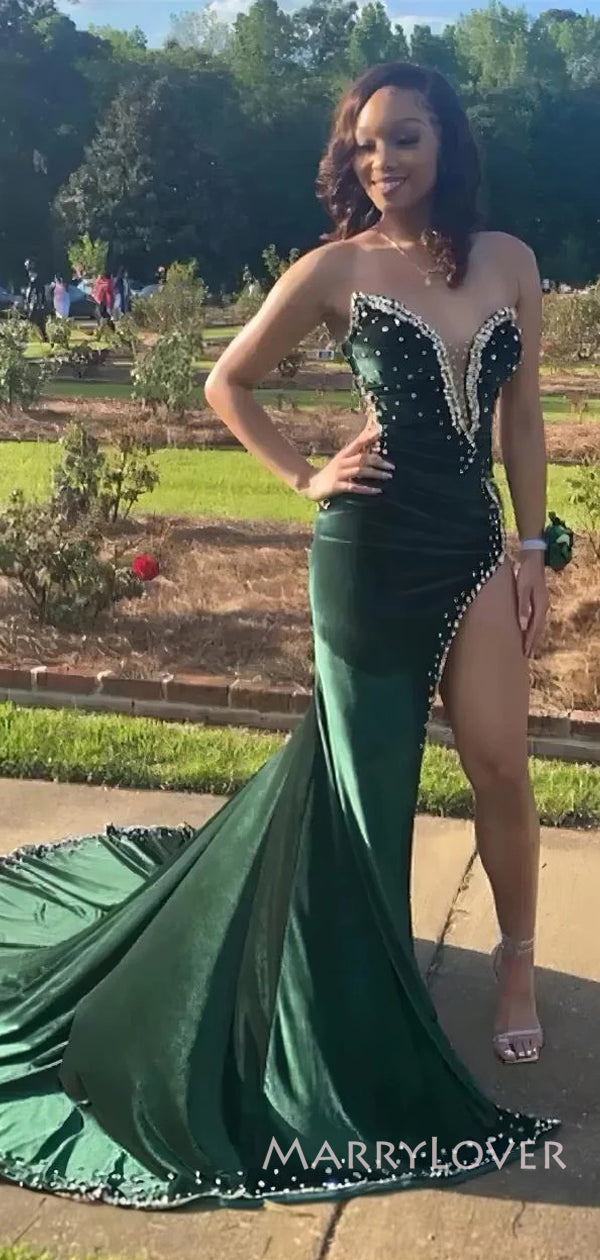 Velvet Prom Dress Green Velvet Strapless Dress Vintage Retro Green Glitter Velvet Prom Dresses 2024 Ball Velvet Prom Dress Green Velvet Strapless Dress Vintage Retro Green Glitter Velvet Prom Dresses 2024 Ball