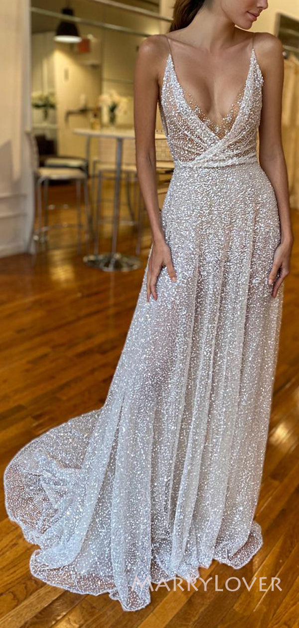 long metallic crepe v neck prom dress 32917