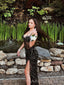Black See Through Mermaid Side Slit Long Evening Prom Dresses, MR9258
