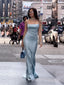Elegant Spaghetti Straps Mermaid Long Evening Prom Dresses, MR9380