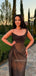 Sparkly Sequins Mermaid Long Evening Prom Dresses, One Shoulder Prom Dress, MR9440