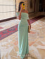 Sexy Sheath Mermaid Long Evening Prom Dresses, Off Shoulder Prom Dress, MR9450