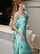 Lovely Soft Satin Mermaid Long Evening Prom Dresses, MR9482