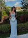 Sparkly Blue Sequins Mermaid Long Evening Prom Dresses, Sweetheart Prom Dress, MR9614