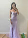 Lovely Lilac Tulle Applique Mermaid Sweetheart Long Evening Prom Dresses, MR9618