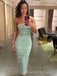 Sexy Strapless Mermaid Long Evening Prom Dresses, MR9749