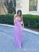 Popular Purple A-line Sweetheart Long Evening Prom Dresses, MR9772