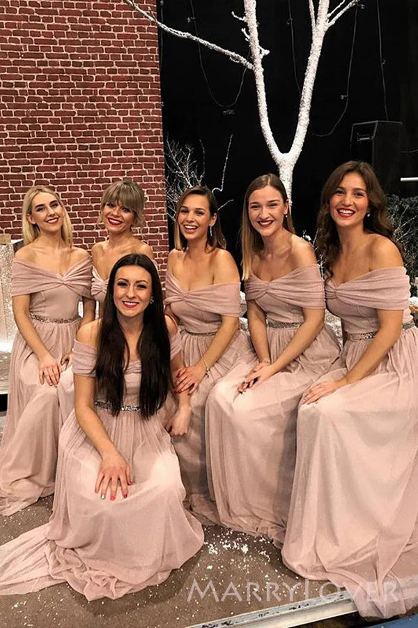 A-line Sweetheart Off Shoulder Cheap Custom Long Custom Bridesmaid Dresses, MRB0109 A-line Sweetheart Off Shoulder Cheap Custom Long Custom Bridesmaid Dresses, MRB0109
