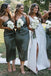 Simple One Shoulder Satin Mermaid Long Cheap Custom Bridesmaid Dresses, MRB0156