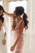 Simple Mermaid Side Slit Satin Long Cheap Custom Bridesmaid Dresses, MRB0181