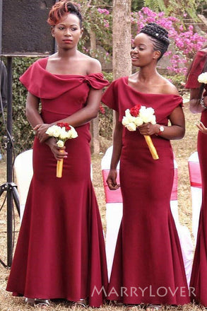 Bridesmaid maroon hotsell