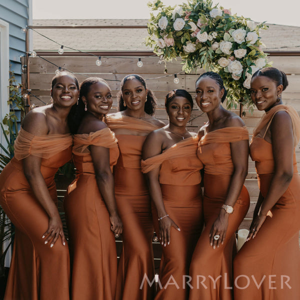 Elegant Mermaid Long Cheap Custom Bridesmaid Dresses, MRB0236 – MarryLover Elegant Mermaid Long Cheap Custom Bridesmaid Dresses, MRB0236 – MarryLover