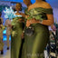 Off Shoulder Clover Satin Mermaid Long Cheap Custom Bridesmaid Dresses, MRB0280