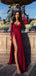 Simple A-line Long Sleeves Cheap Evening Prom Dresses, Long Prom Dresses, OL100