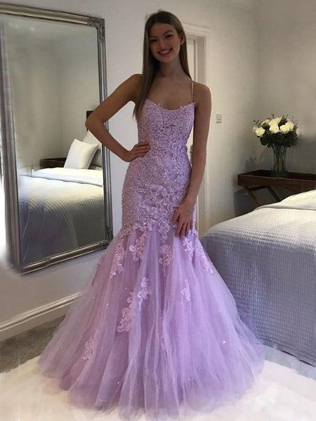 Girl's Off-Shoulder Pageant Dress - Purple Tulle Princess Birthday Party Gown - View #8