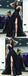 A-Line Spaghetti Straps Deep V-neck Backless High Slit Simple Long Prom Dresses, PD0118
