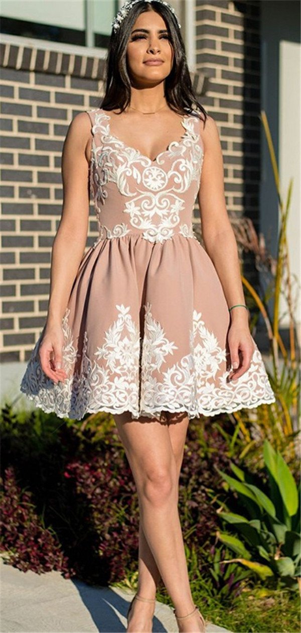 inexpensive short homecoming dresses Chic Off-the-shoulder Black Lace Homecoming Dress Cheap Short Prom Dre SELINADRESS