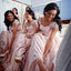 Cap Sleeve Pink Elegant Cheap Long Bridesmaid Dresses, BG51640 - Bubble Gown
