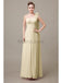 One Shoulder Long Chiffon Bridesmaid Dresses