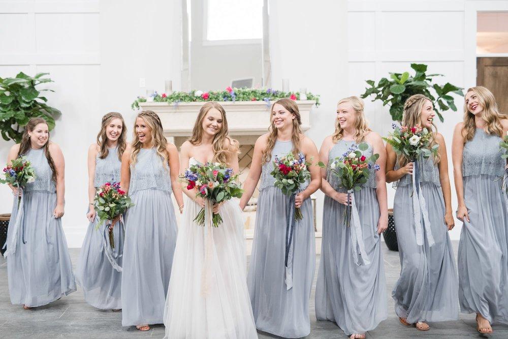 A-line Halter Lace Top Long Chiffon Bridesmaid Dresses, BD0588 A-line Halter Lace Top Long Chiffon Bridesmaid Dresses, BD0588