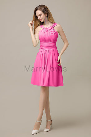Charming With Appliques Chiffon Bridesmaid Dresses