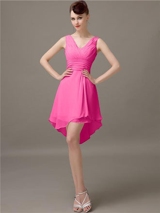 Black Short A-Line Bridesmaid Dresses