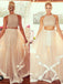 2 Pieces Beaded Unique Inexpensive Long Prom Dresses, BG51174